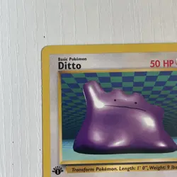 Ditto 1st Edition 18/62 - Fossil Set- 1999 Pokemon TCG Non-holo LP - Image 4
