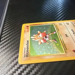L P Hitmonchan Base Set #007/102 Holo Holo Rare Pokemon Card GREAT CONDITION - Image 2