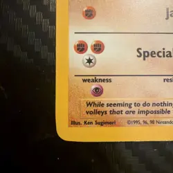 L P Hitmonchan Base Set #007/102 Holo Holo Rare Pokemon Card GREAT CONDITION - Image 3