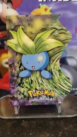 ODDISH Stage 1 POKEMON Embossed EV4 of 12 Die-Cut 2000 Trading Card #43 - Image 1