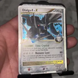 Pokemon TCG Dialga G LV.X 122/127 Platinum Rare Holo Card 2009 & Luxray X 109 - Image 1