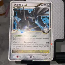 Pokemon TCG Dialga G LV.X 122/127 Platinum Rare Holo Card 2009 & Luxray X 109 - Image 2