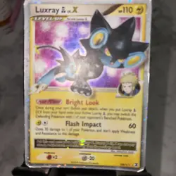 Pokemon TCG Dialga G LV.X 122/127 Platinum Rare Holo Card 2009 & Luxray X 109 - Image 5