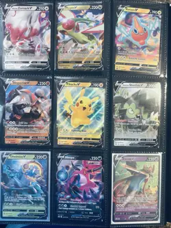 Pokemon 27 V Card Lot SWSH NM/MINT Evolving Skies Fusion Strike & More - Image 1