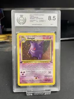 Gengar 1st Edition #5 - PGS 8.5 - Pokemon Fossil - Deutsch - Graded Card - Image 1
