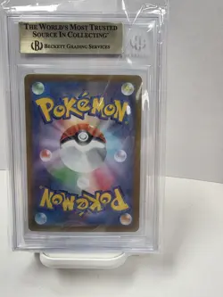 BGS 9.5 Pokemon Card Japanese Alakazam ex 203/165 SAR 151 SMALL SLAB DAMAGE - Image 2