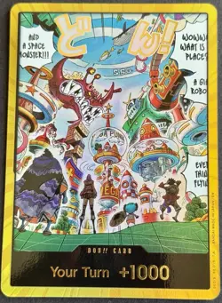 ONE PIECE TCG CARD - Egghead OP14-EB04 Gold Don!! Azure Sea's Seven ENGLISH NM - Image 1