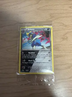 Bisharp 64/114 XY Steam Siege Cosmos Holo Promo Pokemon Card TCG - NM/M SEALED - Image 1
