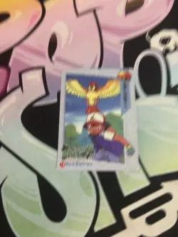 Pokemon Pocket Monsters Vintage Vending Prism Sticker Card #74 Pidgeotto - Image 3