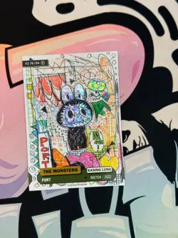 2023 How2work Trading Card The Monsters Port Sketch Kasing Lung #78/84 - Image 2