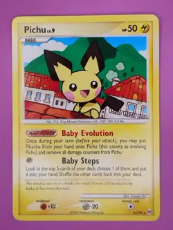 Pichu 25/99 Arceus Regular Finish Rare Vintage Pokemon Card - Image 1
