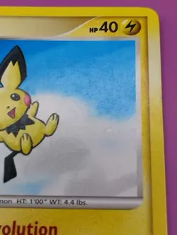 Pichu 011/017 POP Series 9 Regular Finish Mid-Era Pokemon Card - Image 3