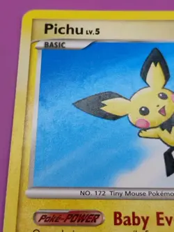 Pichu 011/017 POP Series 9 Regular Finish Mid-Era Pokemon Card - Image 4
