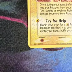 Pichu Power Keepers Regular Card 21/108 Non-Holo NM - Image 3