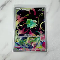Pokemon Card Bulbasaur 133/132 Mega Evolution Stamped Promo Card - Image 1