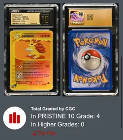 CGC 10 GEM MINT Sandslash Skyridge Reverse Holo Pokemon Card 93/144 PSA - Image 1