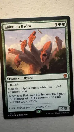 Magic: The Gathering Kalonian Hydra Creature Card Mythic Regular - Image 1