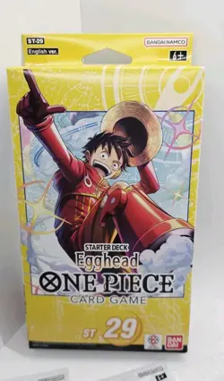 X1 ONE PIECE CARD GAME: EGGHEAD STARTER DECK ST-29 ENGLISH + 3 Promo Packs - Image 5