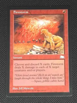 Magic The Gathering Firestorm Weatherlight Rare Card LP MTG - Image 1