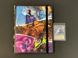 Disney Lorcana TCG The First Chapter 9 Pocket Card Portfolio Binder & Promo Card - Image 1