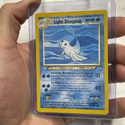 Pokemon TCG Light Dewgong 45/105 Neo Destiny 2000 MP+ Small Crease Vintage Card - Image 2