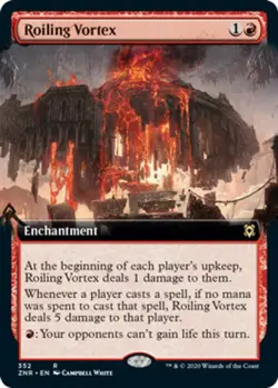 x1 Roiling Vortex - Extended Art R MTG Zendikar Rising M/NM, English - Image 1
