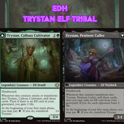 EDH - Trystan Elf Tribal , MTG Commander Deck, Bracket 2, Lorwyn Eclipsed - Image 1