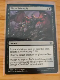 MTG Bitter Triumph 0091 Lost Caverns of Ixalan M/NM Free UK P&P - Image 1