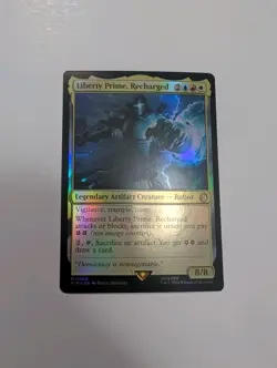 MTG - Liberty Prime, Recharged (Foil) - Fallout (PIP) NM/M Condition - Image 1