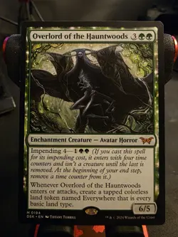 Overlord of the Hauntwoods Duskmourn House of Horror #194 NM Regular MTG - Image 1