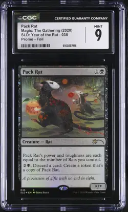 PACK RAT Secret Lair Foil Rare CGC 9 MTG [Nostalgium] - Image 1