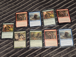 MTG Sliver x9 Tempered Sliver/Groundshaker Sliver/Cleaving Sliver/Scuttling Sliv - Image 1