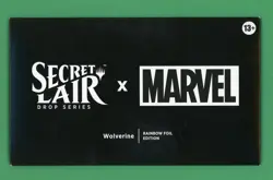 Magic The Gathering Secret Lair X Marvel Wolverine Rainbow Foil Edition - Image 1