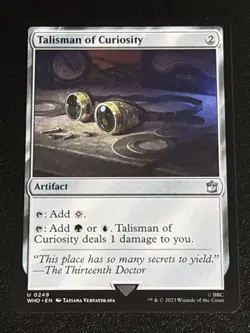 MTG Universes Beyond: Doctor Who Talisman of Curiosity 0249 NM - Image 1