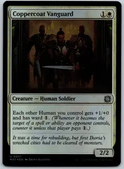 Coppercoat Vanguard Foil U March of the Machine: The Aftermath 1 NM - Image 1