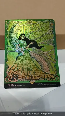 Arwen Mortal Queen Poster FOIL 742 LTR The Lord of the Rings MTG G2U - Image 2
