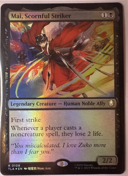 Foil Mai, Scornful Striker Avatar The Last Airbender Magic The Gathering MTG - Image 1