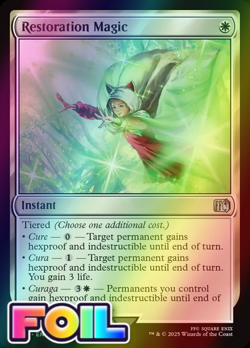 x1 Restoration Magic FOIL FIN Final Fantasy MTG 30 M/NM 1x - Image 1