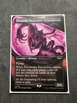 MTG Duskmourn House of Horror - Doomsday Excruciator Borderless (346) NM - Image 4