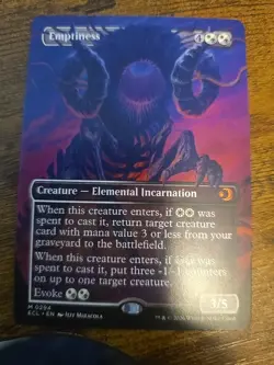 Emptiness (Borderless) Lorwyn Eclipsed Regular - Image 1