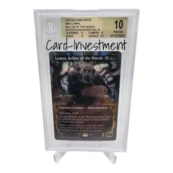 BGS 10 PRISTINE MTG Bloomburrow Lumra, Bellow of the Woods Raised Foil #343 - Image 1