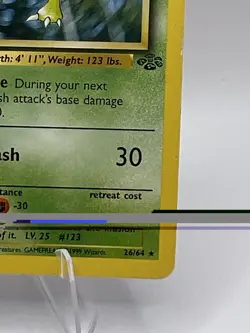 Pokemon Scyther TCG Jungle Card 26/64 Regular 1st Edition Rare - Image 5