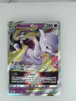 2022 Pokemon Pokemon GO Mewtwo VSTAR 031/078 NM - Image 1