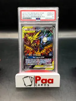 Pokemon Black Star Promo Hidden Fates EN PSA 10 Arcticuno, Moltres, Zapdos GX - Image 1
