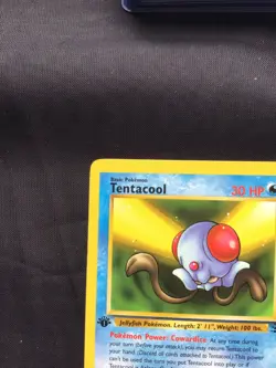 Pokemon Cards: Fossil 1st Edition Common: Tentacool 56/62 - Image 2
