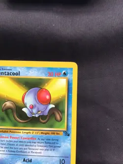 Pokemon Cards: Fossil 1st Edition Common: Tentacool 56/62 - Image 3