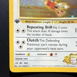 Lt. Surge's Fearow 7/132 Holo Rare - Gym Heroes - 1st Edition - Pokemon WOTC - Image 5
