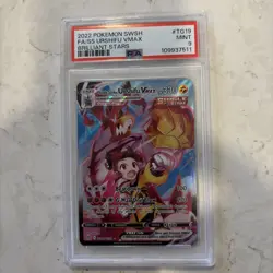 Pokemon 2022 Brilliant Stars Urshifu VMAX Single Strike PSA 9 #TG19 - Image 1