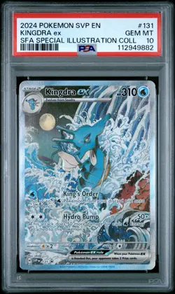 Kingdra ex 131 SVP Promo Shrouded Fable Scarlet & Violet Pokemon PSA 10 Gem Mint - Image 1