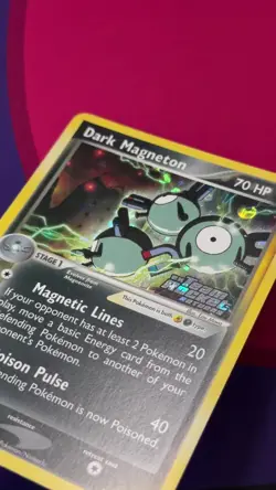 Dark Magneton Reverse Holo 39/109 Ex Team Rocket Returns Pokemon Card Stamped - Image 2